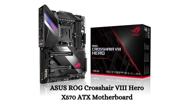 ASUS ROG Crosshair VIII Hero X570 ATX Motherboard